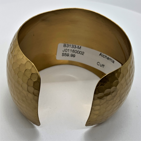 Alchemia Hammered Bubble Cuff - Matte B3133-M NEW - Picture 4 of 4